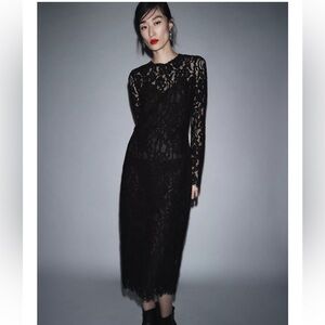ZW COLLECTION LIMITED EDITION LACE MIDI DRESS